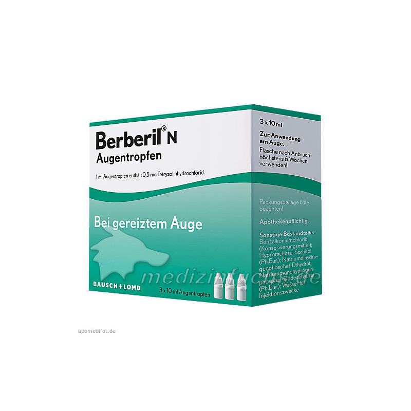 Berberil N Augentropfen, 3X10 ML – PZN 10346314