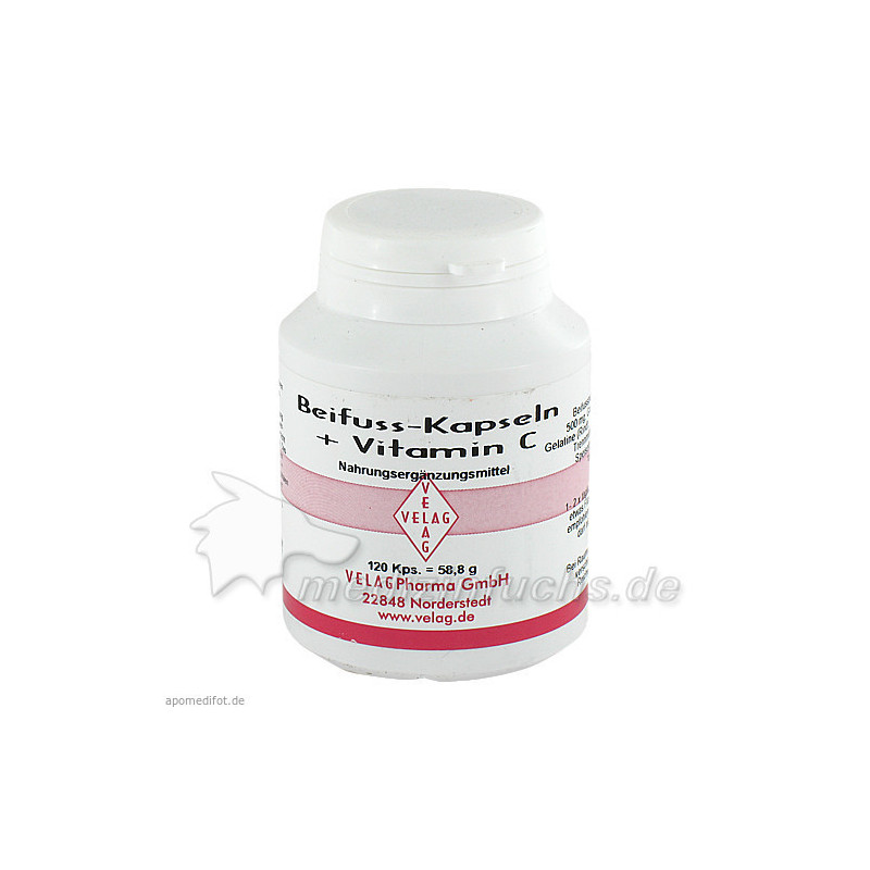Beifuss-Kapseln + Vitamin C, 120 ST – PZN 1079334
