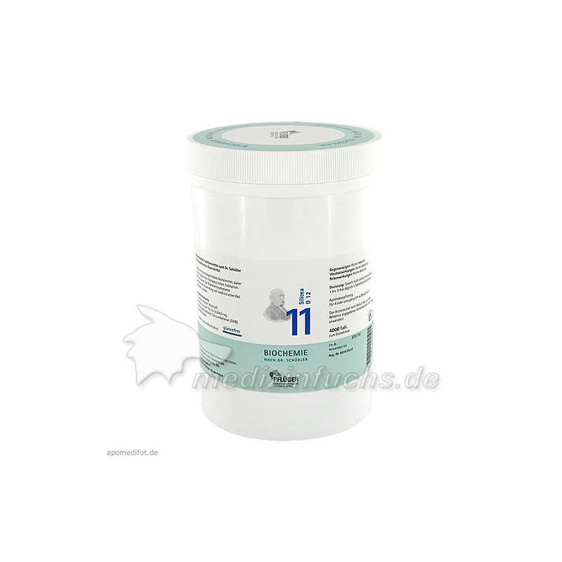 Biochemie Pflüger Nr. 11 Silicea D 12, 4000 ST – PZN 6320071