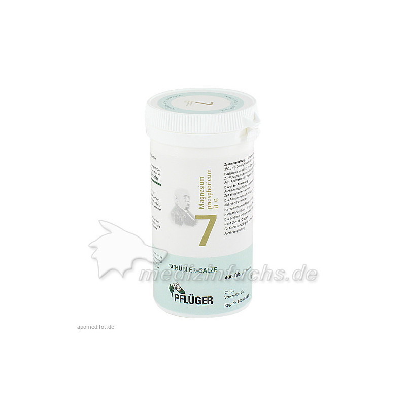 Biochemie Pflüger Nr. 7 Magnesium phosphoricum D 6, 400 ST – PZN 6319346