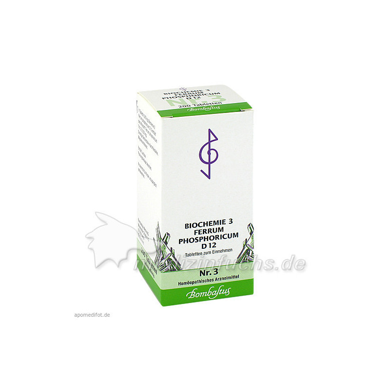 Biochemie 3 Ferrum phosphoricum D 12, 200 ST – PZN 4324739