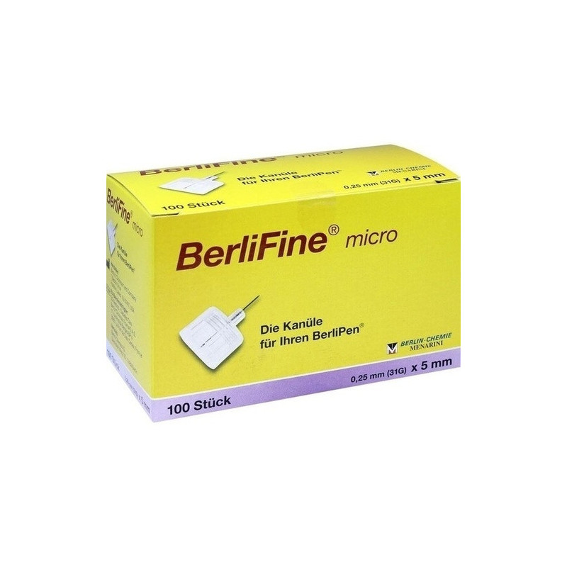 BerliFine micro Kanülen 0.25x5mm, 100 ST – PZN 7108723