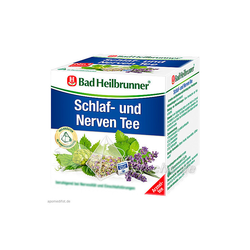 Bad Heilbrunner Schlaf- und Nerventee Pyramidenbtl, 15 ST – PZN 1529027