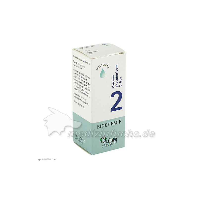 Biochemie Pflüger Nr. 2 Calcium phosphoricum D 6, 30 ML – PZN 6323709