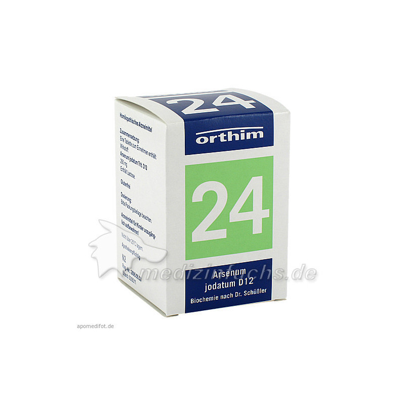BIOCHEMIE Orthim 24 Arsenum jodatum D 12 Tabletten, 200 ST – PZN 7417453