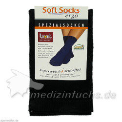 BORT SOFT-SOCKS W SCHWARZ 41-43, 2 ST – PZN 2035652
