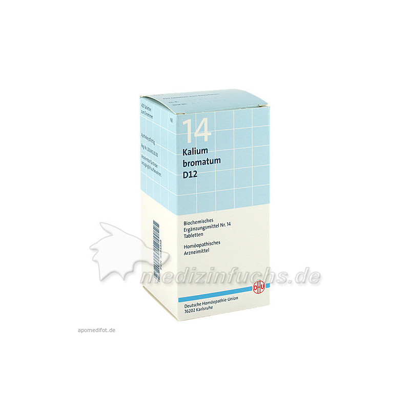 BIOCHEMIE DHU 14 Kalium bromatum D12 Tabl., 420 ST – PZN 6584350