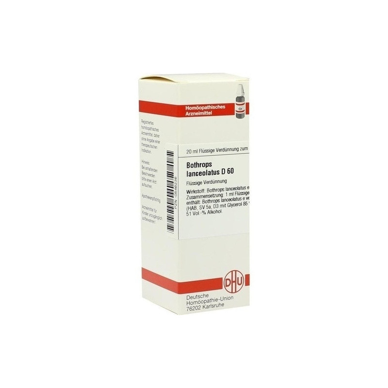 BOTHROPS LANCEOLAT D60, 20 ML – PZN 546236