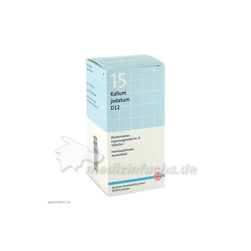 BIOCHEMIE DHU 15 Kalium jodatum D12 Tabl., 420 ST – PZN 6584373