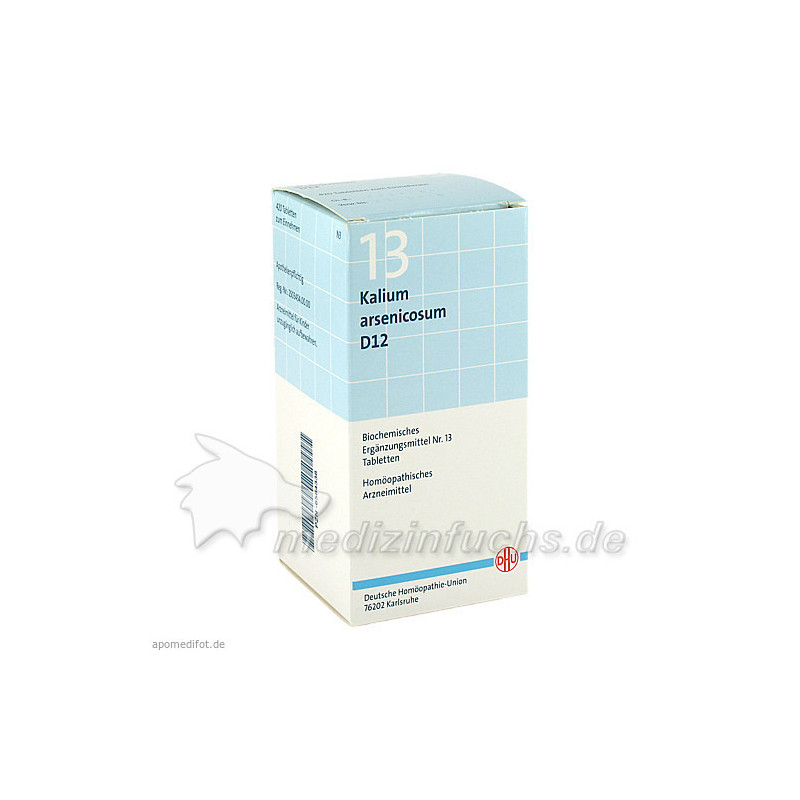 BIOCHEMIE DHU 13 Kalium arsenicosum D12 Tabl., 420 ST – PZN 6584338