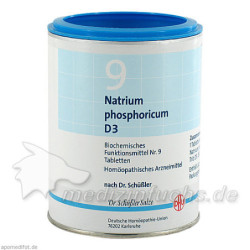 BIOCHEMIE DHU 9 NATRIUM PHOSPHORICUM D 3, 1000 ST – PZN 274542