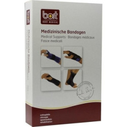 BORT Handgelenkstütze Aluschiene li schwarz sm, 1 ST – PZN 5539442
