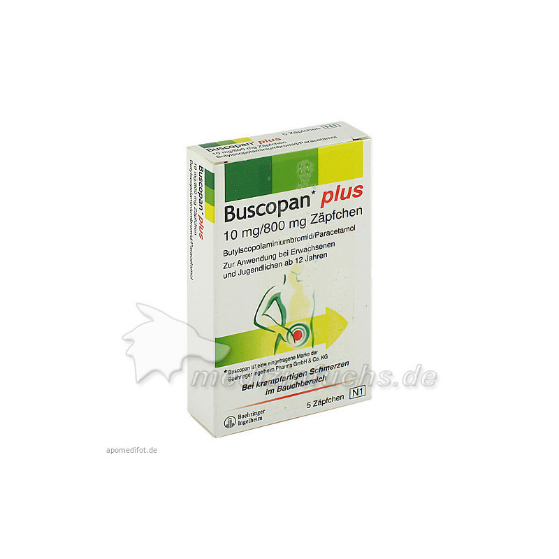 BUSCOPAN PLUS, 5 ST – PZN 2483652