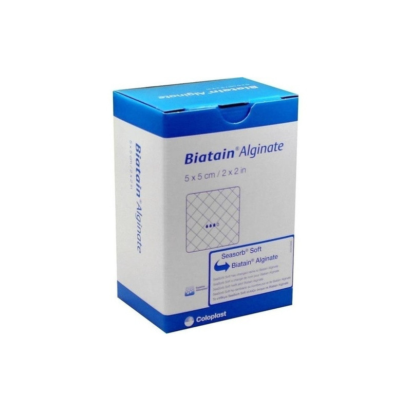 Biatain Alginate Kompressen 5x5cm, 30 ST – PZN 1406365