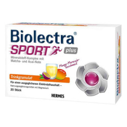 Biolectra Sport Plus Trinkgranulat (20X7.5 g) – PZN 12668022