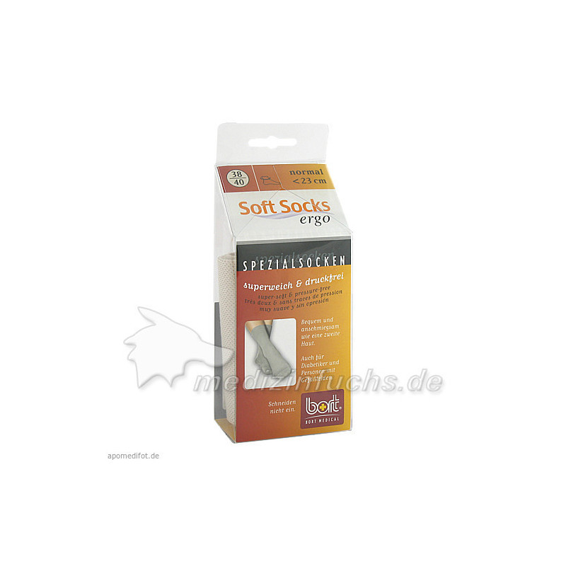 BORT SOFT-SOCKS N Sand 38-40, 2 ST – PZN 2841962