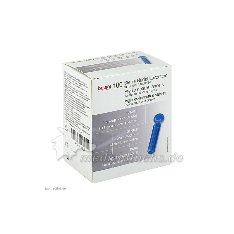 Beurer sterile Nadel-Lanzetten, 100 ST – PZN 3774707