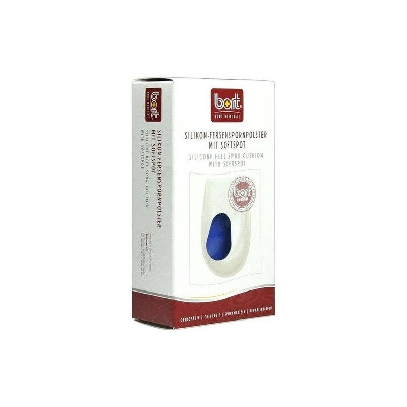BORT Silikon Fersenspornpolster mit Softspot Med, 2 ST – PZN 5564078