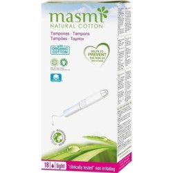 Bio Tampons Light Mini + Applikator 100% BW MASMI, 18 ST – PZN 11886449