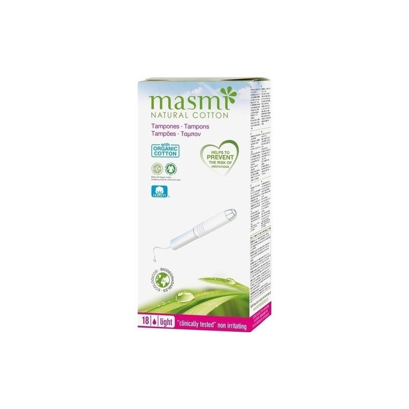 Bio Tampons Light Mini + Applikator 100% BW MASMI, 18 ST – PZN 11886449