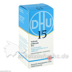 BIOCHEMIE DHU 15 KALIUM JODATUM D12, 200 ST – PZN 2581159