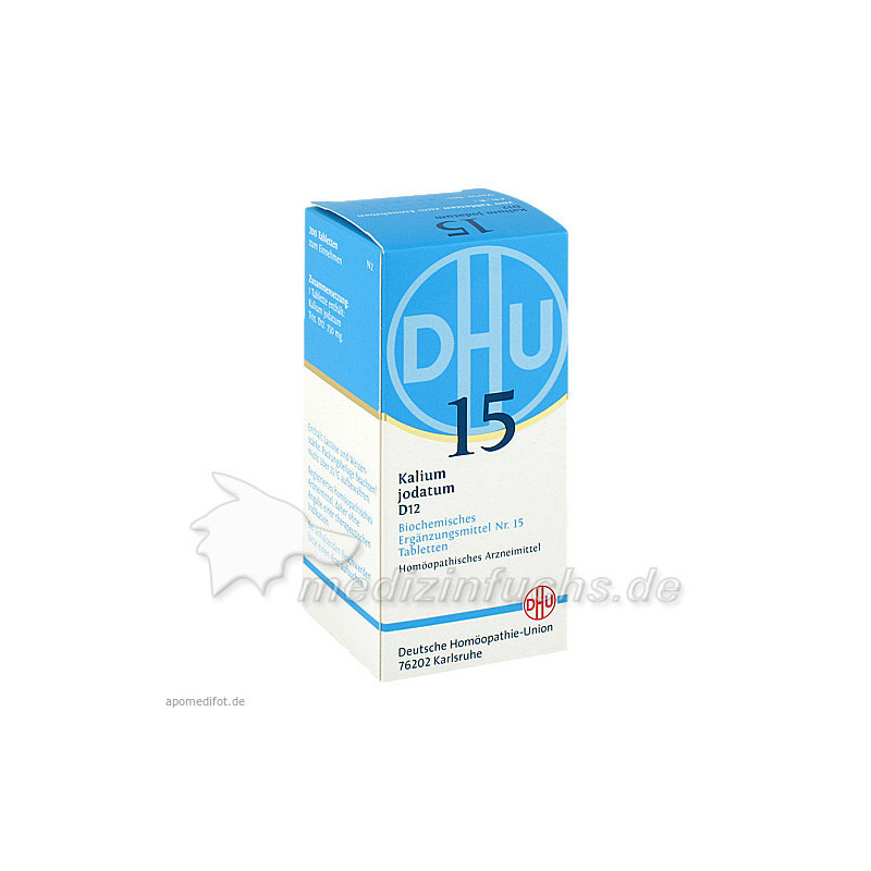 BIOCHEMIE DHU 15 KALIUM JODATUM D12, 200 ST – PZN 2581159