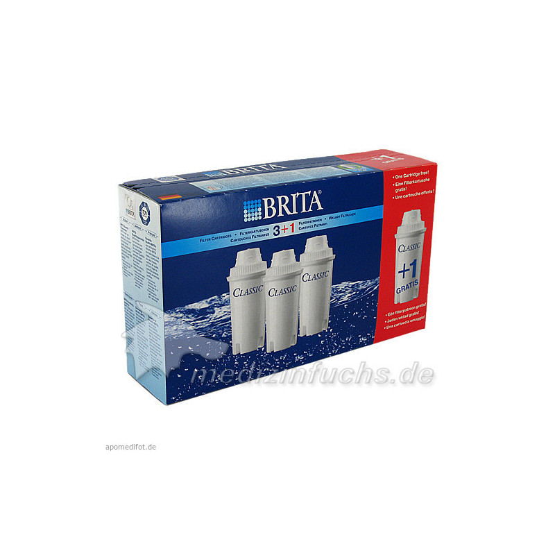 Brita Filter Classic Pack 3+1, 4 ST – PZN 2724624