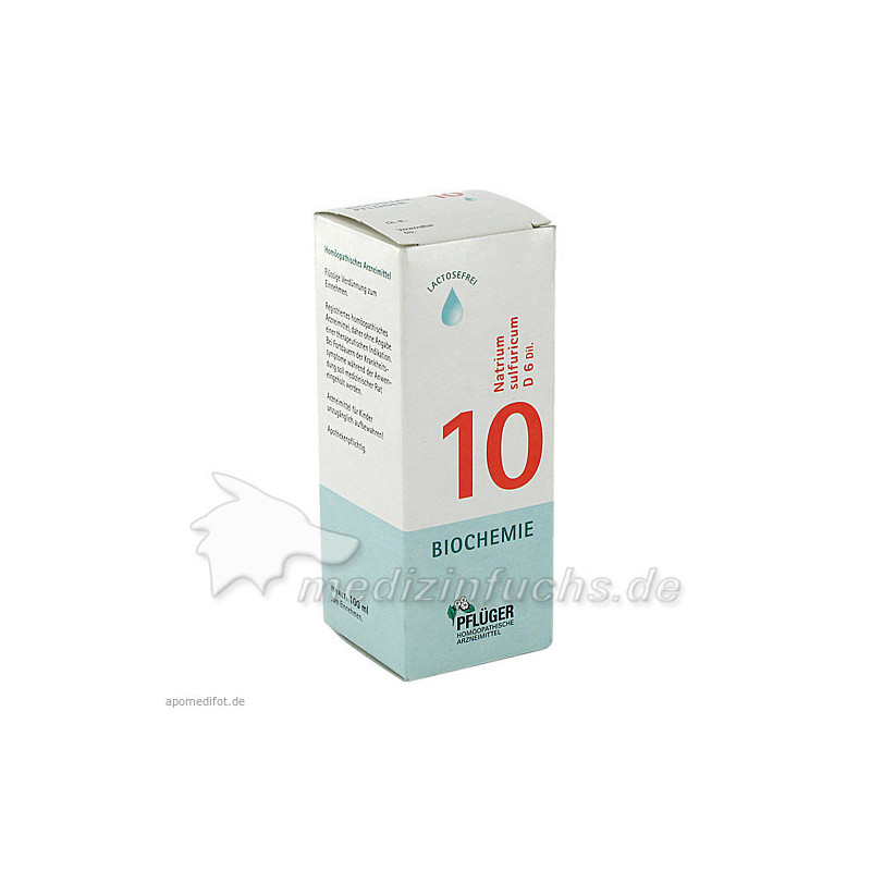Biochemie Pflüger Nr. 10 Natrium sulfuricum D 6, 100 ML – PZN 6324749