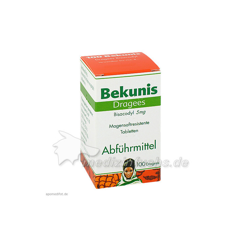 Bekunis Dragees Bisacodyl 5mg, 100 ST – PZN 6189085