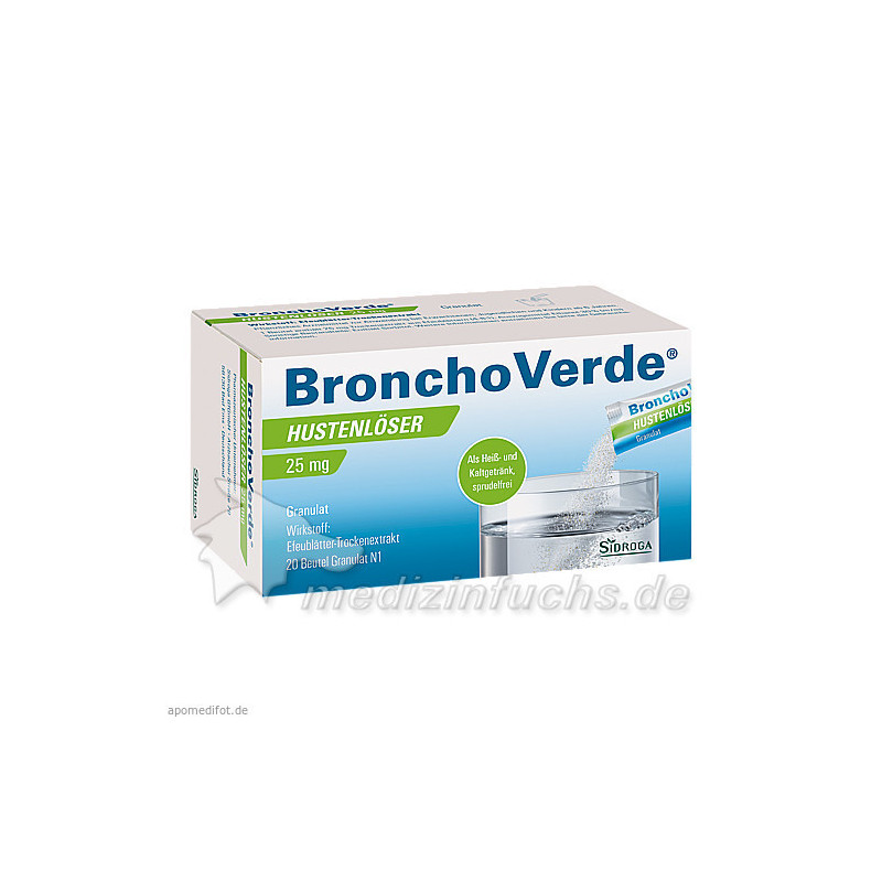 Bronchoverde Hustenlöser 25mg, 20 ST – PZN 10106716