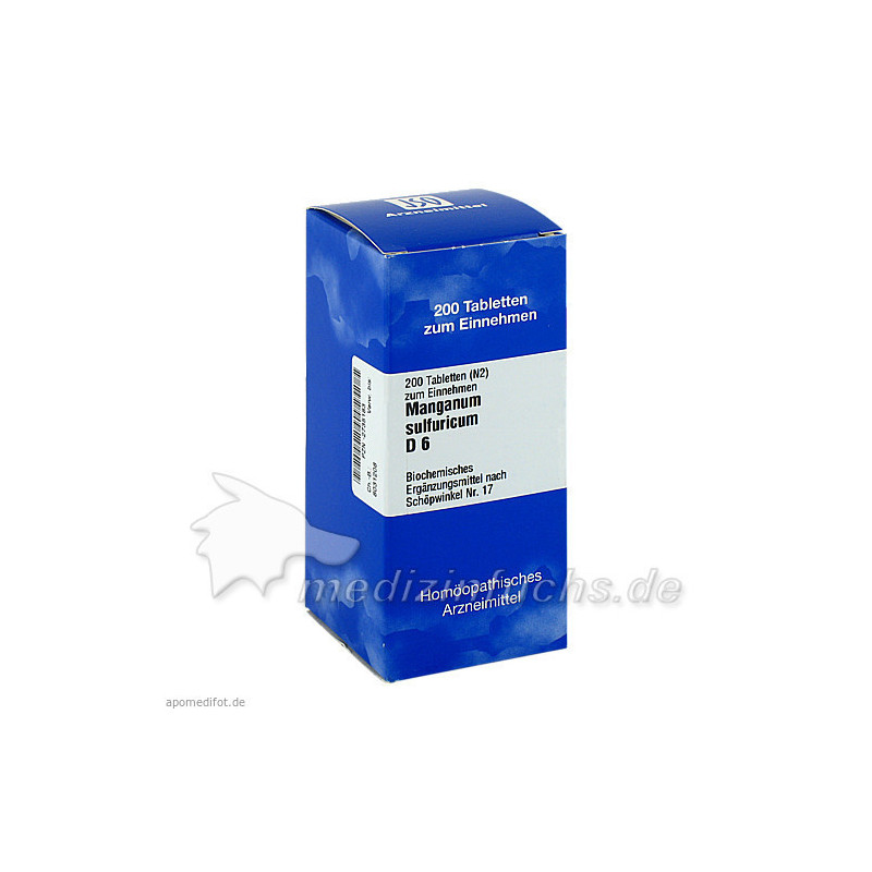 BIOCHEMIE 17 MANG SULF D 6, 200 ST – PZN 2735183