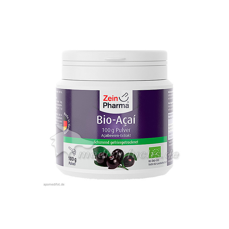 Bio Acai ORAC Pulver 100g 7:1 Extrakt, 100 G – PZN 7760027