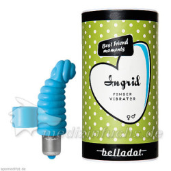 Belladot/Ingrid Fingervibrator m.Batterien blau, 1 ST – PZN 10400812