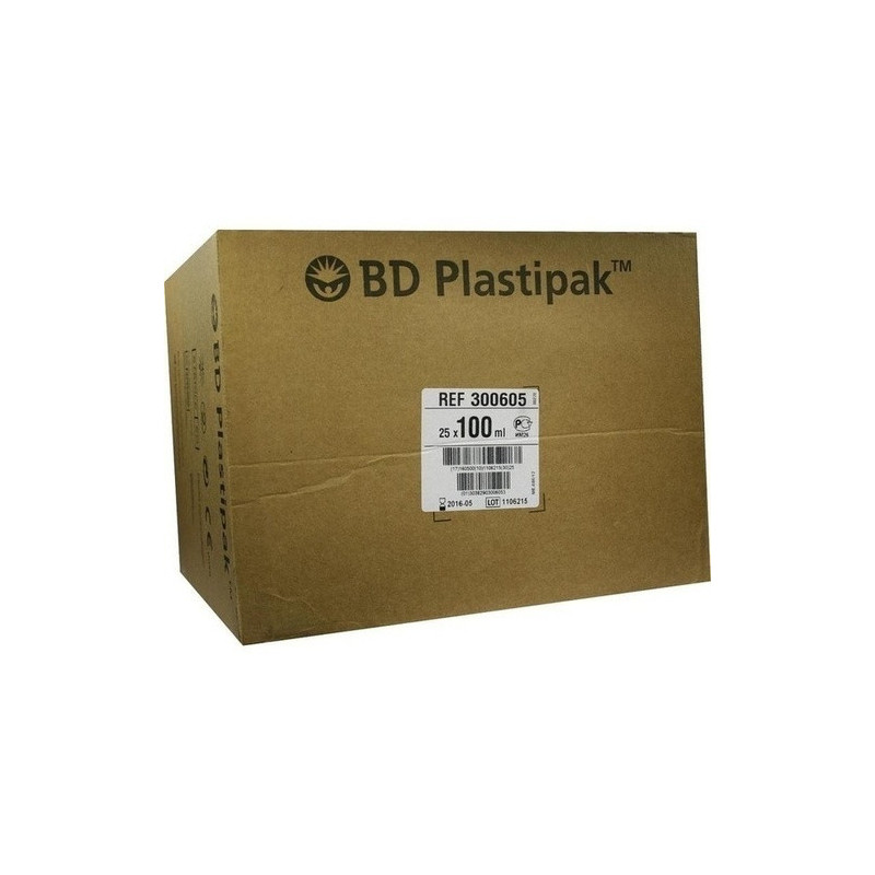 BD Plastipak W+B 100ml m Katheteransatz, 25 ST – PZN 7664223