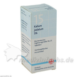BIOCHEMIE DHU 15 KALIUM JODATUM D 6, 80 ST – PZN 275062