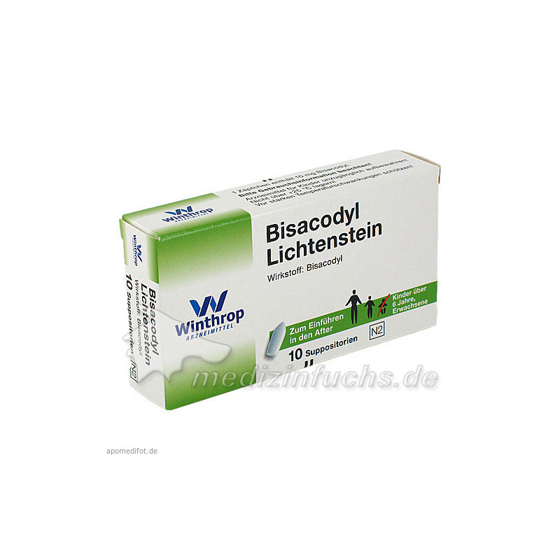 BISACODYL 10MG LICHTENSTEI, 10 ST – PZN 1839302