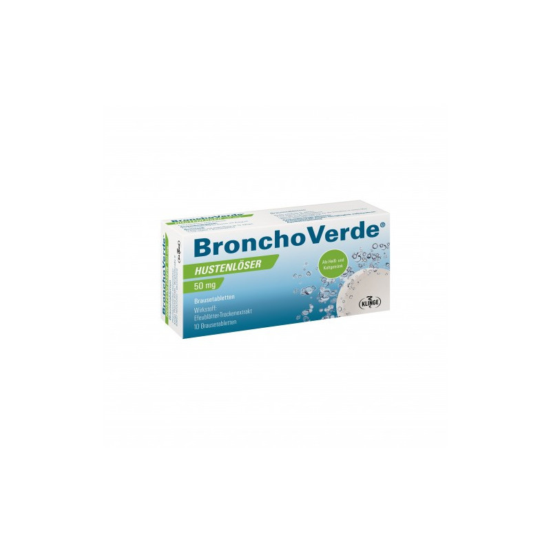 Bronchoverde Hustenlöser 50mg Brausetabletten, 10 ST – PZN 9542932