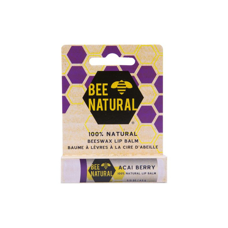Bee Natural Lippenpflege-Stift Acai Beere, 4.25 G – PZN 10125889