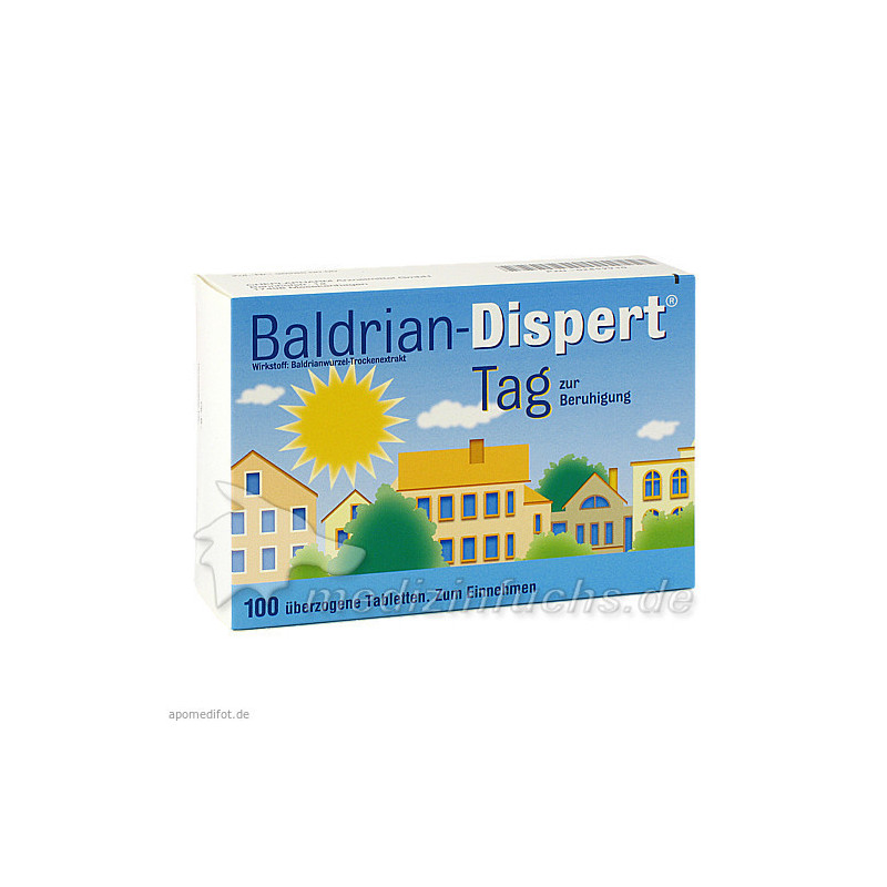 BALDRIAN DISPERT Tag zur Beruhigung, 100 ST – PZN 2859910