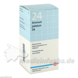 BIOCHEMIE DHU 24 Arsenum jodatum D 6 Tabl., 420 ST – PZN 6584574
