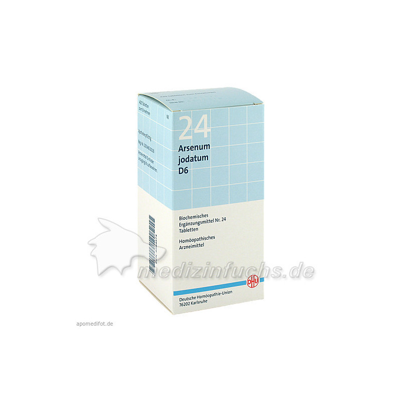 BIOCHEMIE DHU 24 Arsenum jodatum D 6 Tabl., 420 ST – PZN 6584574