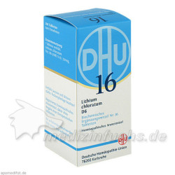 BIOCHEMIE DHU 16 LITHIUM CHLORATUM D 6, 200 ST – PZN 2581188