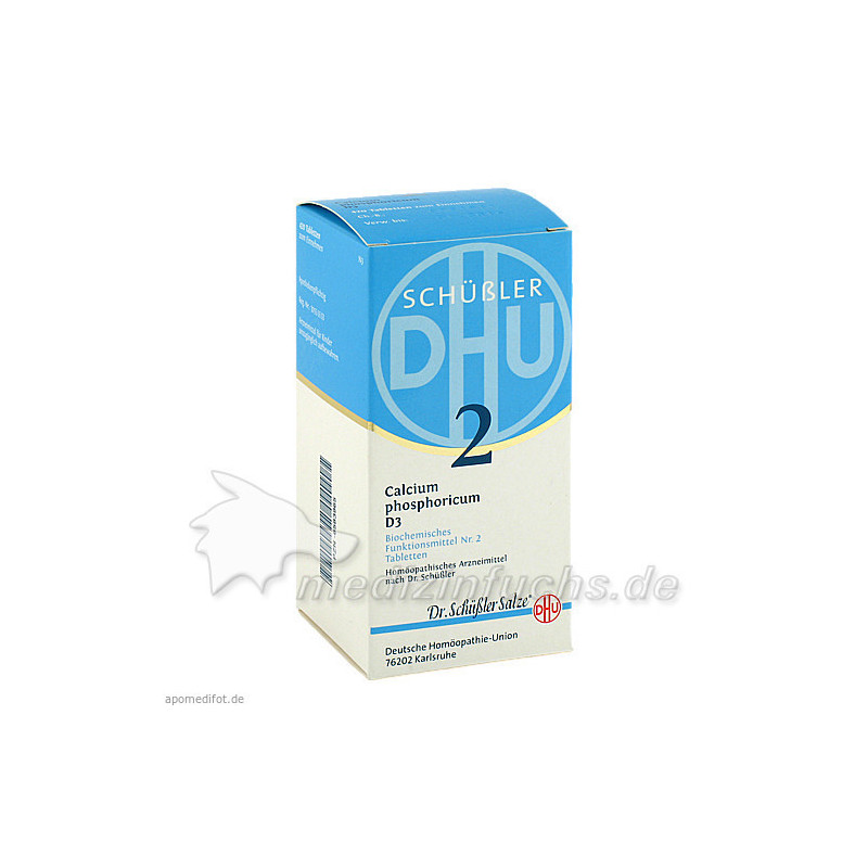 BIOCHEMIE DHU 2 Calcium phosphoricum D 3 Tabl., 420 ST – PZN 6583965