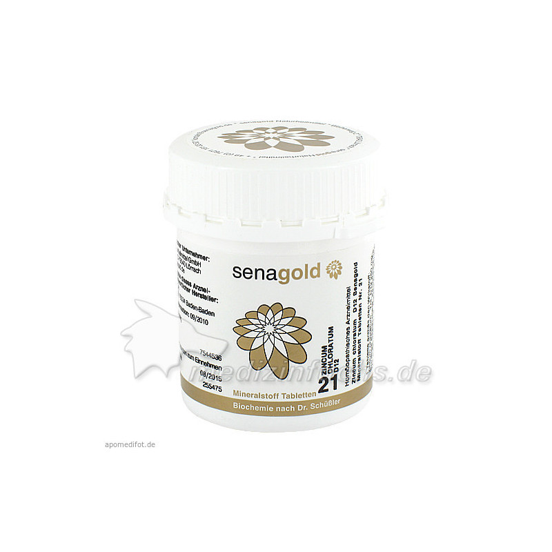 Biochemie Senagold Nr. 21 Zincum chloratum D12, 400 ST – PZN 7544536