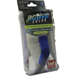BORT ActiveColor Ellenbogenbandage blau large, 1 ST – PZN 6914391