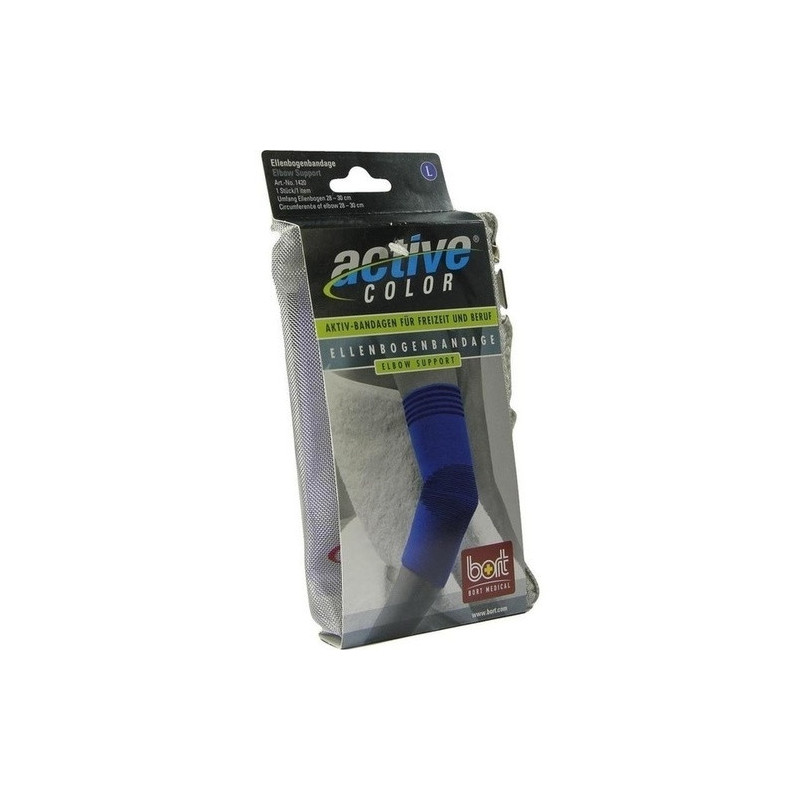 BORT ActiveColor Ellenbogenbandage blau large, 1 ST – PZN 6914391