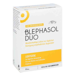 Blephasol Duo 100 ml Lotion+100 Reinigungspads (1 Pck) – PZN 10134948