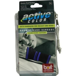 BORT ActiveColor Daumen-Hand-Bandage schwarz x-lar, 1 ST – PZN 5873649