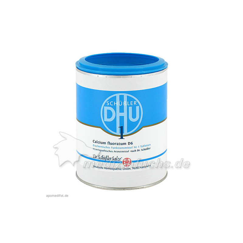 BIOCHEMIE DHU 1 CALCIUM FLUORATUM D 6, 1000 ST – PZN 273784