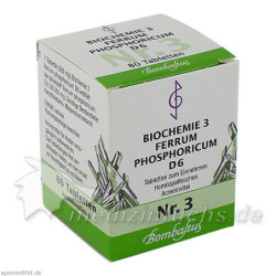Biochemie 3 Ferrum phosphoricum D 6, 80 ST – PZN 3768204